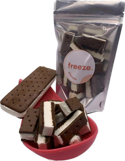 Freeze Dried - Vanilla Ice Cream Sandwich Bites